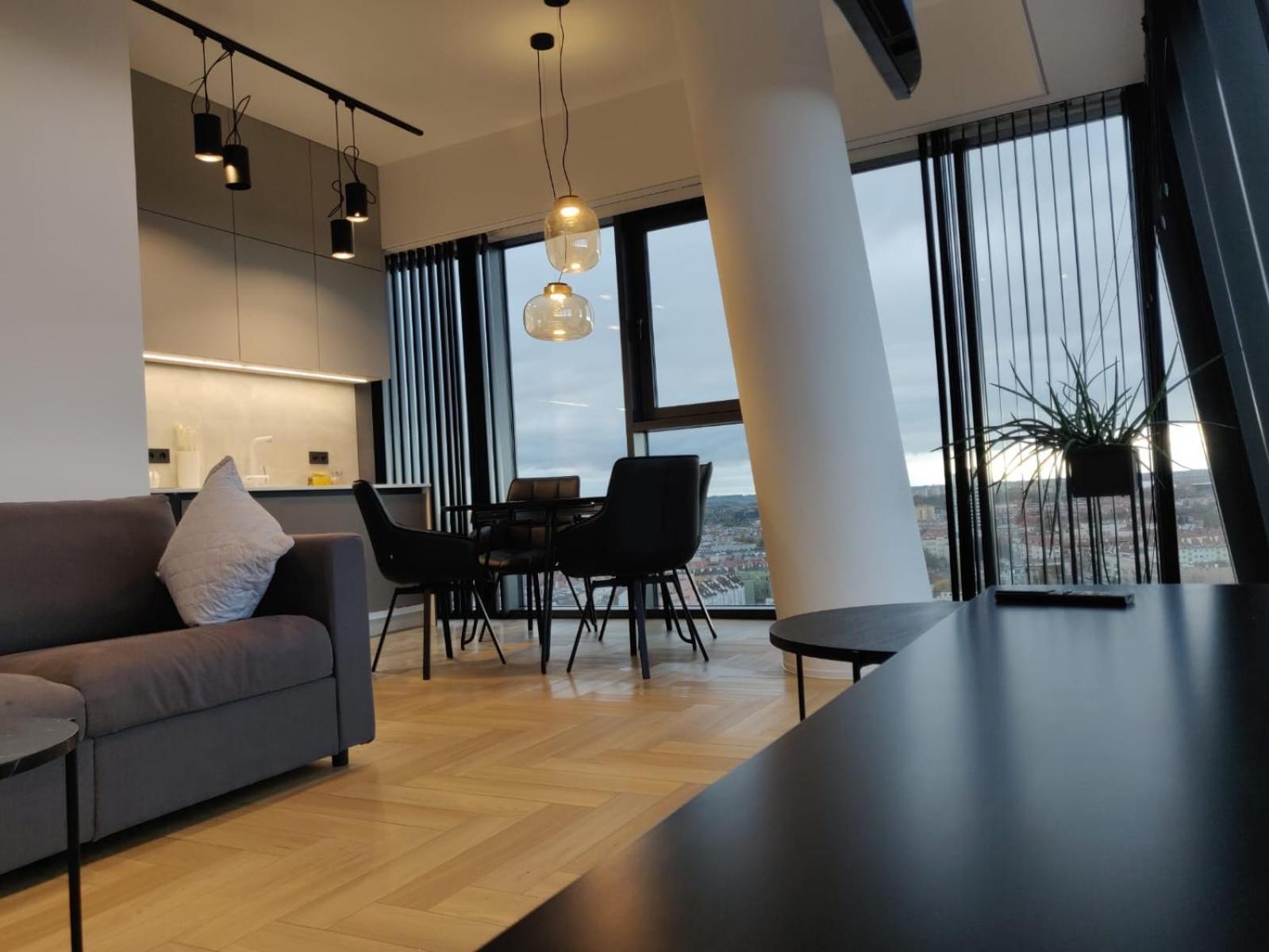 Hanza Tower Szczecin Sky Apart 18Th Floor A Daire Dış mekan fotoğraf